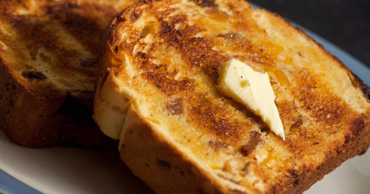 how to turn off work mode - image of butter on toast