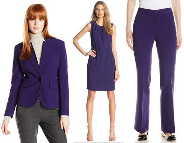 Nine West purple suit