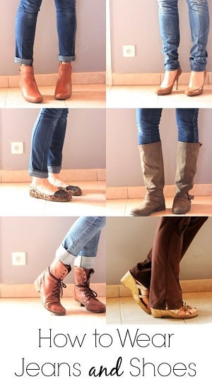 womens shoes to wear with jeans