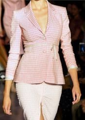 Altuzarra Fenice gingham seersucker stretch-cotton blazer | Corporette