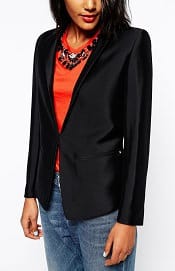 Sportmax Code Open Blazer with Cropped Back | Corporette