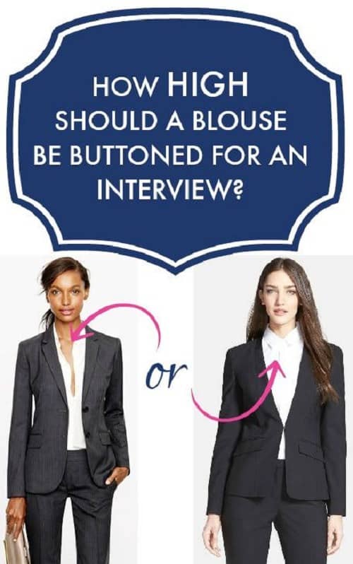 How High to Button Your Shirt for Interviews