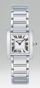 Cartier Tank Francaise Stainless Steel Small Bracelet Watch