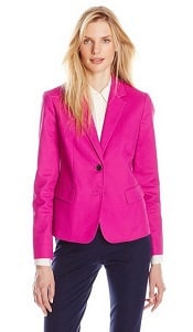 Anne Klein Women's 2 Button Cotton Pique Jacket