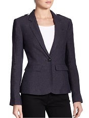 Burberry Brit Linen Bromworth Fitted Blazer