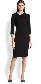 Max Mara Lume Drape-Front Dress | Corporette