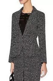 Nina Ricci Printed Stretch-Linen Blazer