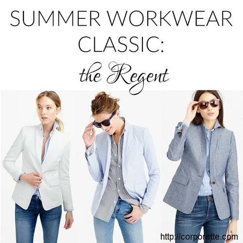 summer workwear classic blazer