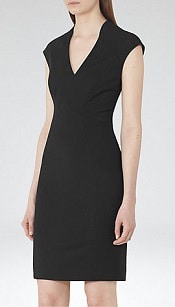 Reiss Lee V-Neck Body-Con Dress | Corporette