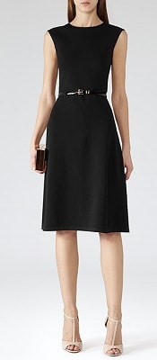 Alana Structured Fit and Flare Dress
