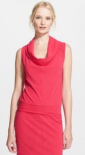 Gaultier Cowl Neck Tulle Tank