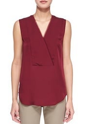 Theory Taneah Modern Georgette Blouse | Corporette