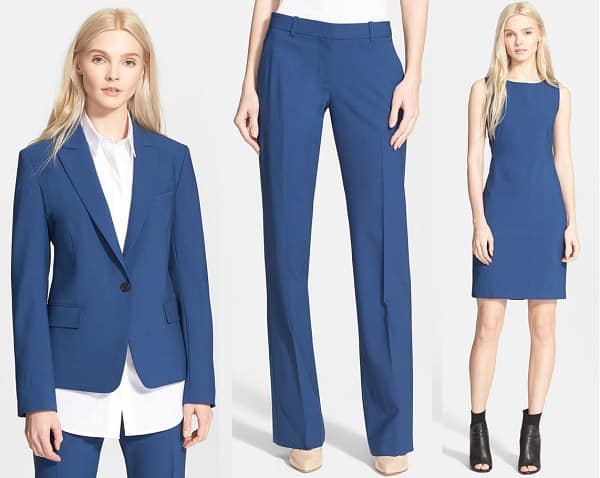 Theory blue suit