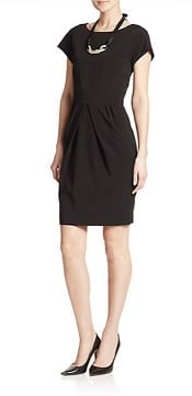 Weekend Max Mara Blanc Short Sleeve Dress | Corporette