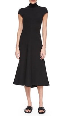 Theory Kadrayel Cap-Sleeve Ponte Dress | Corporette