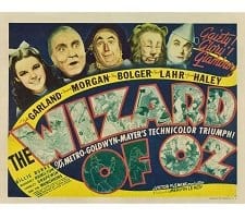 vintage Wizard of Oz movie poster