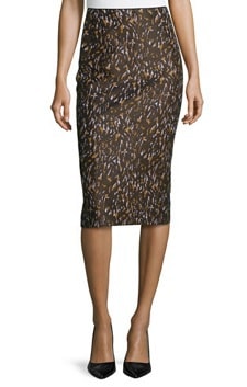 Wednesday's TPS Report: Sylvana Printed Pencil Skirt 