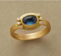 diamond sapphire ring