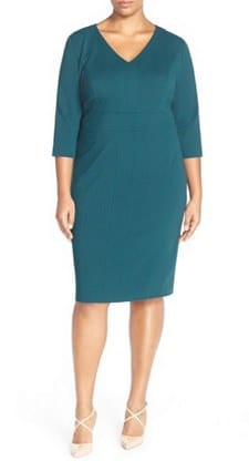 Classiques Entier Italian Ponte Sheath Dress | Corporette