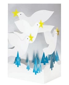 MoMA Evergreen Doves Holiday Cards | Corporette