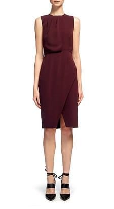 Whistles Lara Drape Neck Dress | Corporette