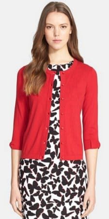 Kate Spade New York 'Somerset' Cotton Blend Cardigan