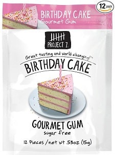 birthday cake gum