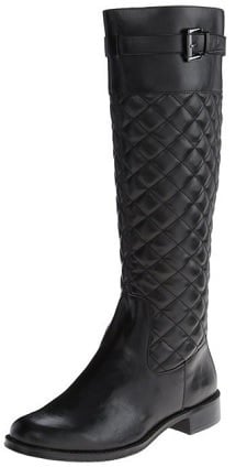 quilted tall boots