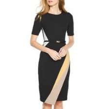 Wednesday’s Workwear Report: Colorblock Sheath Dress