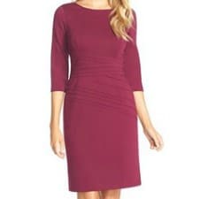 Wednesday’s Workwear Report: Seamed Ponte Sheath Dress