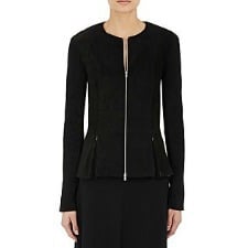 Splurge Monday’s Workwear Report: Suede Anasta Peplum Jacket