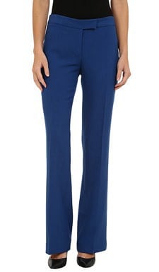 Blue Tailored Pants for Work: Anne Klein Rocker Pants