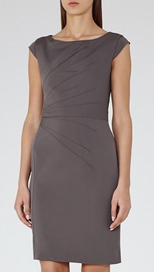 Boatneck Sheath Dress: Reiss 'Fede' Tailored Dress