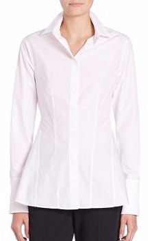 Splurge Monday's Workwear Report: Ago Peplum Shirt - Corporette.com