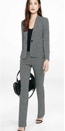 Black Suit: Express Studio Stretch Suit