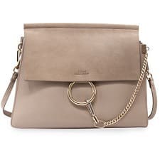 gray shoulder bag chloe