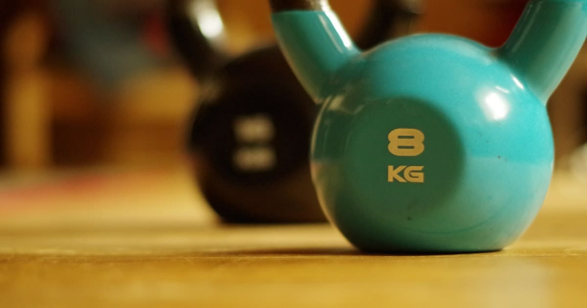lunch workouts midday - image of kettlebells and weights
