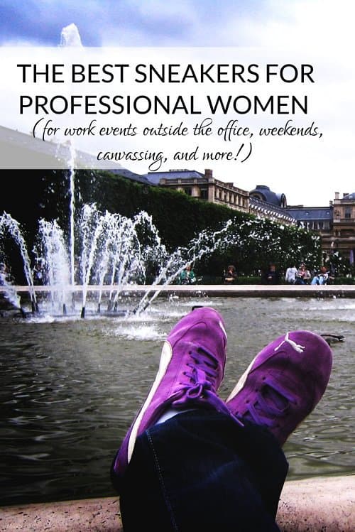 What ARE the best comfortable, casual, professional shoes to wear if you're on your feet all day doing something career-related like canvassing? A reader who was running for judge wrote in for advice... 