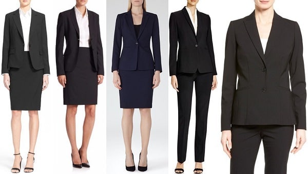 calvin klein women's suits dillards