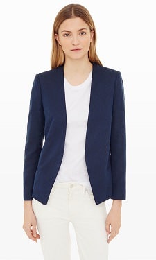 Denim Blazer for Work: Club Monaco Dyann Denim Blazer