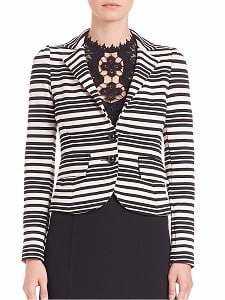 Striped Work Blazer: Nanette Lepore Set Sail Jacket