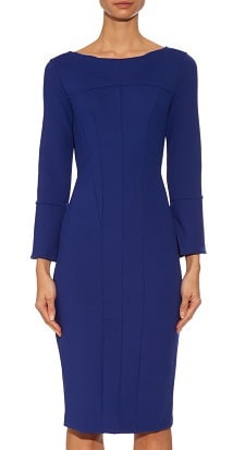 Blue Work Dress: Sportmax Francis Dress