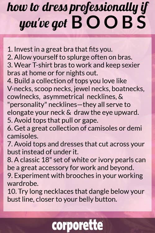 Style advice secrets for women with big breasts