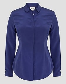 Button-Down Shirt: Thomas Pink Stella Silk Shirt 