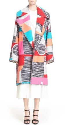 Colorful Coat: Roksanda 'Marles' Multicolor Woven Coat