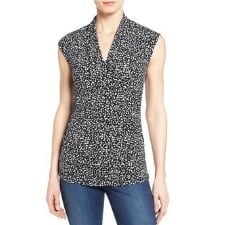 Frugal Friday’s Workwear Report: Side Ruched V-Neck Top