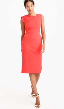 Asymmetrical Neckline Dress: J.Crew Promotion Dress 