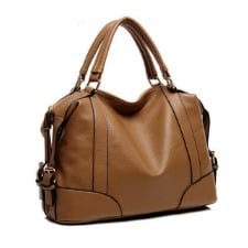 Faux Leather Bag: Hynes Victory Luxury Hobo Handbag 