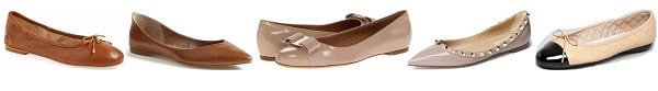 nude flats - classic styles