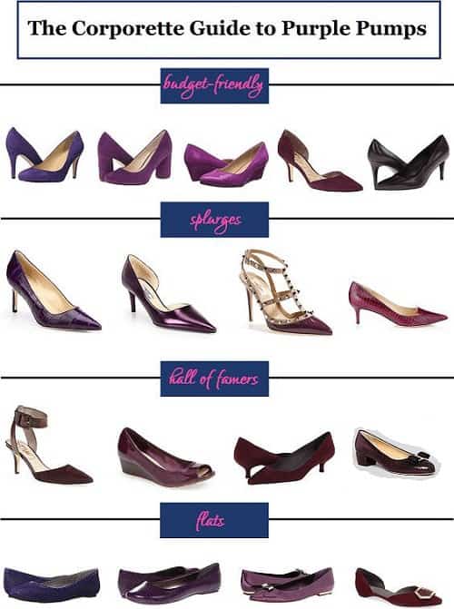 The Best Purple for Work Outfits Corporette